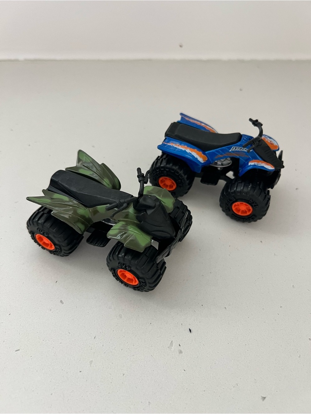 Little Tikes Mini Quad ATV 4-Wheeler Toy Set Blue Green Orange Kids Vehicle